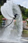 Flyboardová exhibice na Adrenalin Challenge 2019